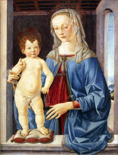 Madonna con bambino da Andrea Verrocchio